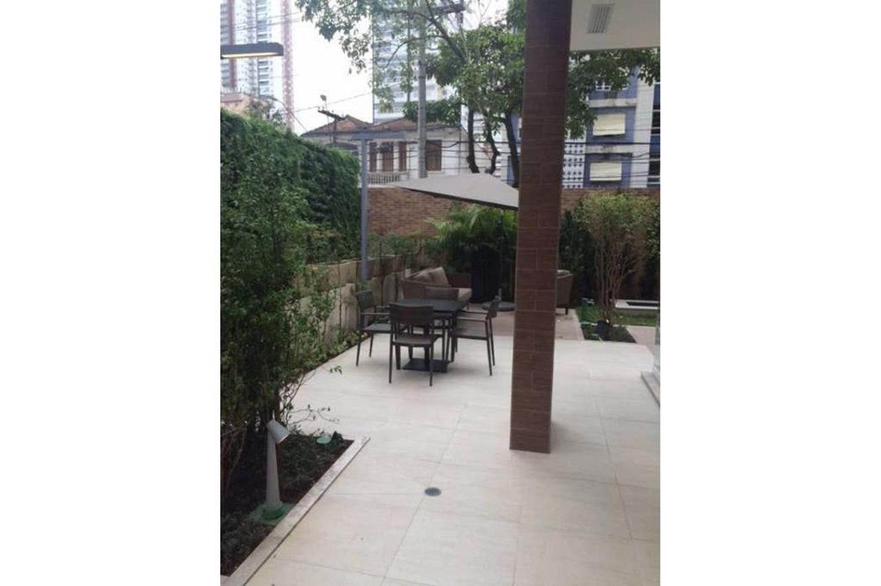 Ferienwohnung Estanconfor Santos Com Vista Mar Ac Garagem Sacada Fechada Exterior foto
